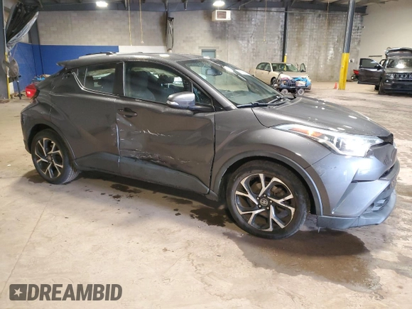 2018 Toyota C-HR XLE with VIN NMTKHMBXXJR006940, listed as a Copart auction lot 51422475 with 41,667 mi miles and Salvage Title. Bid and sale history available at DreamBid. Image 4.
