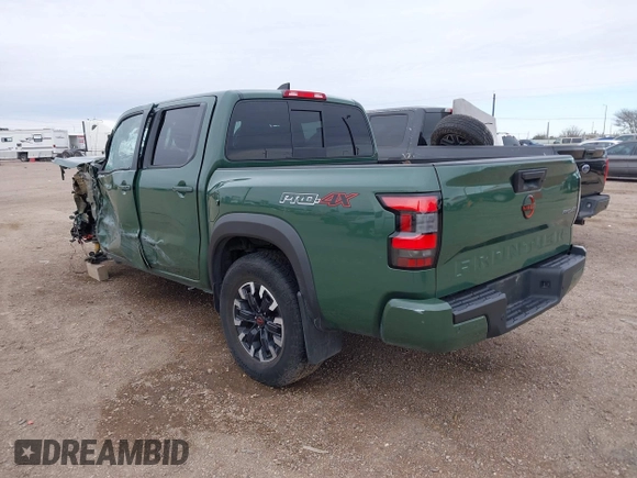 2022 Nissan Frontier S with VIN 1N6ED1EK3NN680820, listed as a IAAI auction lot 41227138 with 35,529 mi miles. Bid and sale history available at carsss.com. Image 3.