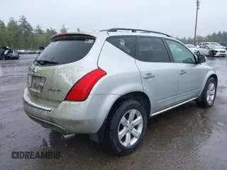 2007 Nissan Murano SL with VIN JN8AZ08W27W652598, listed as a IAAI auction lot 42231449 with 161,458 mi miles and . Bid and sale history available at DreamBid. Image 4.