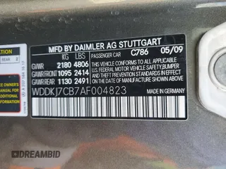 2010 Mercedes-Benz E-Class E 550 with VIN WDDKJ7CB7AF004823, listed as a Copart auction lot 86905854 with 67,666 mi miles and Salvage Title. Bid and sale history available at carsss.com. Image 13.