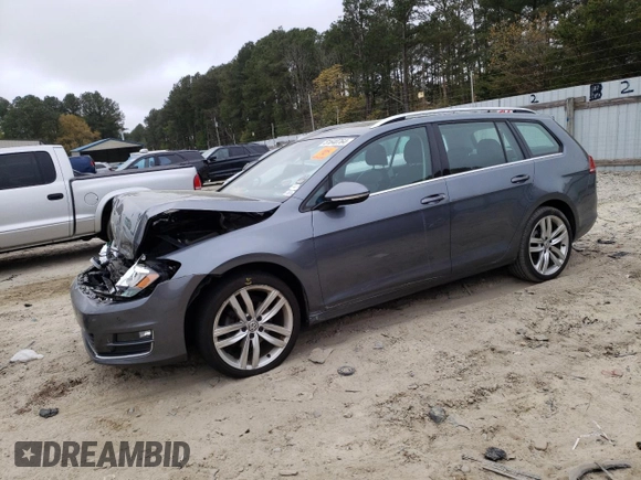 2015 Volkswagen Golf SportWagen TDI SE with VIN 3VWCA7AU2FM511619, listed as a Copart auction lot 51640764 with 118,757 mi miles. Bid and sale history available at carsss.com. Image 1.