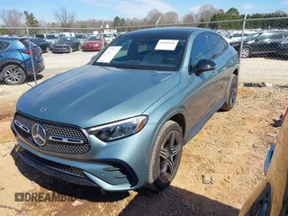 2025 Mercedes-Benz GLC with VIN W1NKJ4HB1SF236734, listed as a IAAI auction lot 41606654 with 13,644 mi miles. Bid and sale history available at carsss.com. Image 2.
