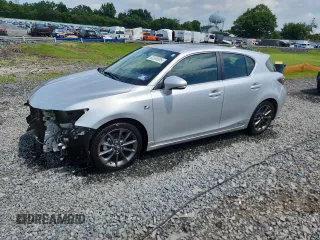 2013 Lexus CT 200h with VIN JTHKD5BH2D2158510, listed as a Copart auction lot 62389395 with 153,402 mi miles and Salvage title. Bid and sale history available at DreamBid. Image 1.