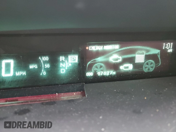 2010 Toyota Prius II with VIN JTDKN3DU6A0035457, listed as a Copart auction lot 52204705 with 97,827 mi miles and Salvage Title. Bid and sale history available at carsss.com. Image 9.