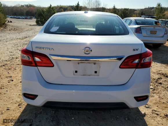 2017 Nissan Sentra SV with VIN 3N1AB7AP6HL656093, listed as a Copart auction lot 50520135 with 136,399 mi miles and Clean Title. Bid and sale history available at carsss.com. Image 6.