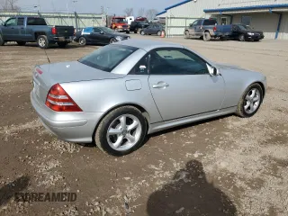 2003 Mercedes-Benz SLK 320 with VIN WDBKK65F83F290023, listed as a Copart auction lot 49598115 with 26,196 mi miles and Salvage title. Bid and sale history available at DreamBid. Image 3.