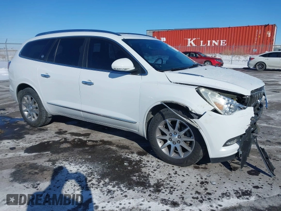 2016 Buick Enclave Leather with VIN 5GAKVBKD2GJ204892, listed as a IAAI auction lot 41649646 with 133,729 mi miles. Bid and sale history available at carsss.com. Image 1.
