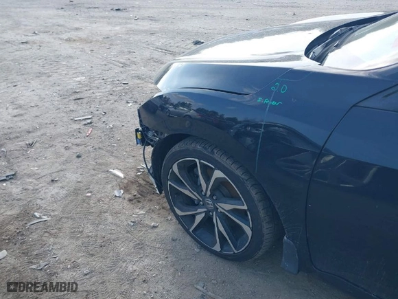 2019 Honda Civic Si Sedan with VIN 2HGFC1E56KH705980, listed as a IAAI auction lot 41801277 with 83,255 mi miles. Bid and sale history available at carsss.com. Image 6.