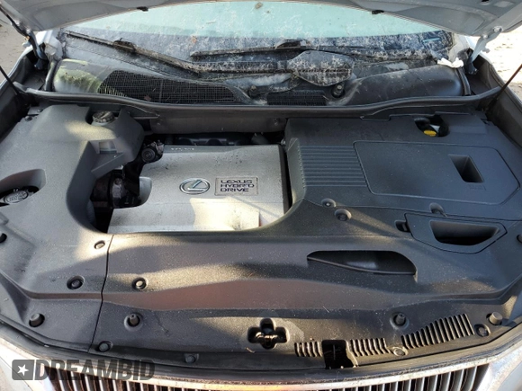 2012 Lexus RX 450h with VIN JTJZB1BA9C2006141, listed as a Copart auction lot 74452404 with Not provided miles and Salvage title. Bid and sale history available at DreamBid. Image 12.