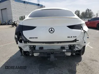 2022 Mercedes-Benz GLE 53 AMG with VIN 4JGFD6BB6NA688468, listed as a Copart auction lot 58760015 with 31,936 mi miles and Salvage title. Bid and sale history available at DreamBid. Image 6.