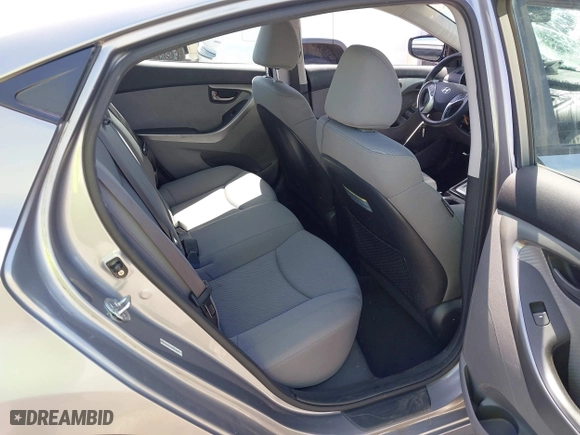 2012 Hyundai Elantra GLS with VIN KMHDH4AE0CU421897, listed as a IAAI auction lot 41958513 with 117,809 mi miles. Bid and sale history available at carsss.com. Image 8.