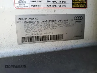 2012 Audi A3 2.0 TDI Premium with VIN WAUBJAFM5CA019709, listed as a Copart auction lot 73855374 with 78,247 mi miles and Salvage Title. Bid and sale history available at carsss.com. Image 14.
