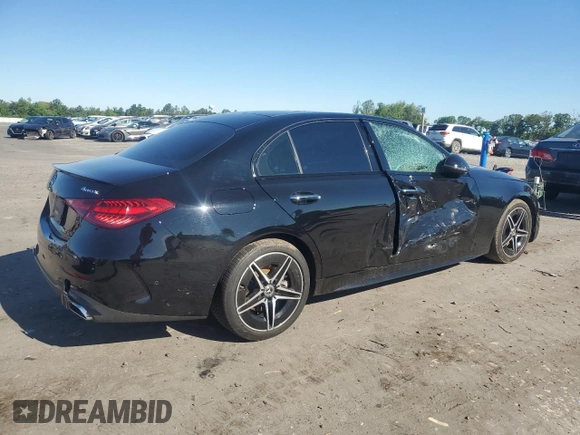 2023 Mercedes-Benz C 300 z VIN W1KAF4HB5PR133218, wystawiony jako Copart lot #56040115 z przebiegiem 31 314 mil mil oraz Szkoda całkowita • Salvage title. Historia ofert i sprzedaży dostępna na DreamBid. Obrazek 3.