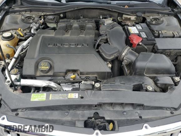 2009 Lincoln MKZ with VIN 3LNHM26T19R612043, listed as a Copart auction lot 58505655 with 103,161 mi miles and Salvage title. Bid and sale history available at DreamBid. Image 10.