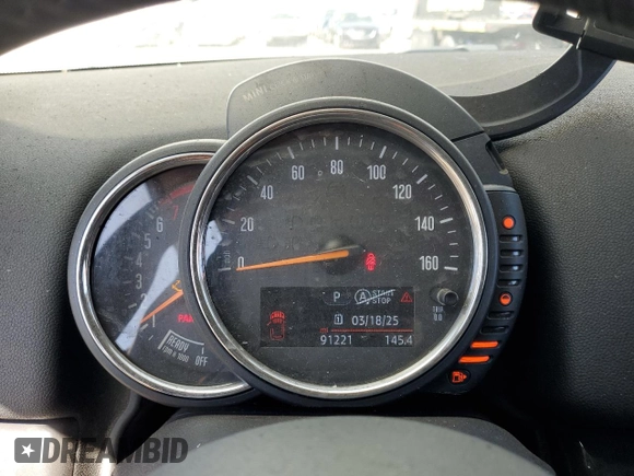 2017 MINI Countryman Cooper with VIN WMZYS7C30H3E06658, listed as a Copart auction lot 49873575 with 91,221 mi miles and Clean title. Bid and sale history available at DreamBid. Image 9.