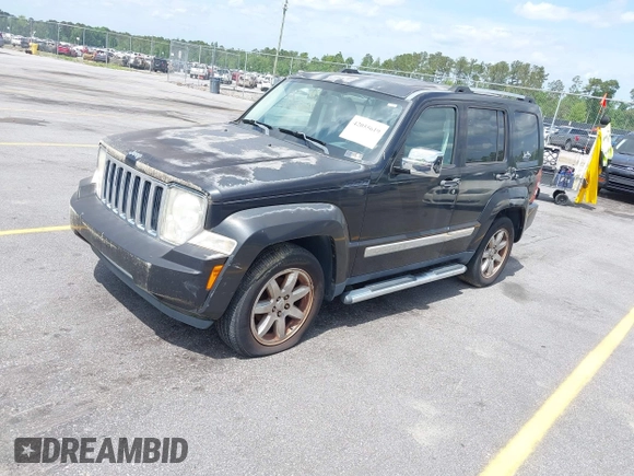 2008 Jeep Liberty Limited with VIN 1J8GP58K08W199002, listed as a IAAI auction lot 42055619 with 290,000 mi miles. Bid and sale history available at carsss.com. Image 2.