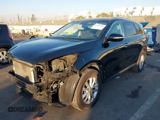 2018 Kia Sorento LX with VIN 5XYPG4A59JG368796, listed as a IAAI auction lot 41321385 with 78,308 mi miles and . Bid and sale history available at DreamBid. Image 2.