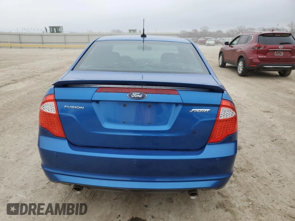 2011 Ford Fusion SPORT with VIN 3FAHP0KC3BR221008, listed as a Copart auction lot 86208904 with 60,921 mi miles and Salvage Title. Bid and sale history available at carsss.com. Image 6.