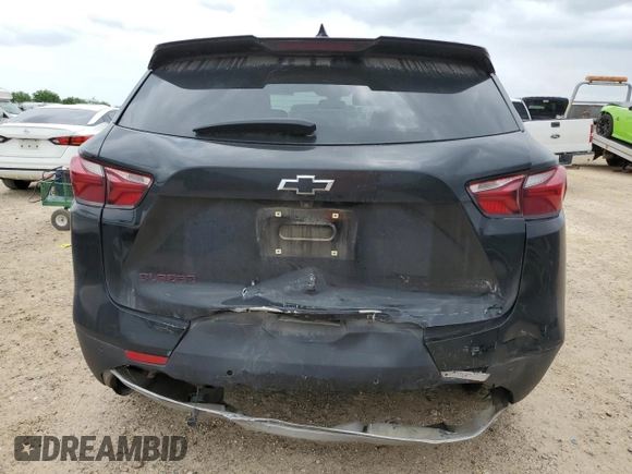 2021 Chevrolet Blazer LT with VIN 3GNKBCR43MS542080, listed as a Copart auction lot 54705855 with 79,337 mi miles and Salvage title. Bid and sale history available at DreamBid. Image 6.