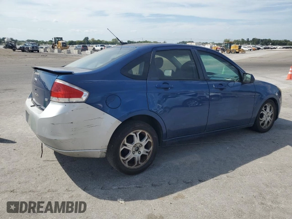 2009 Ford Focus SES with VIN 1FAHP36N19W205054, listed as a Copart auction lot 67708114 with 345,201 mi miles and Salvage Title. Bid and sale history available at carsss.com. Image 3.