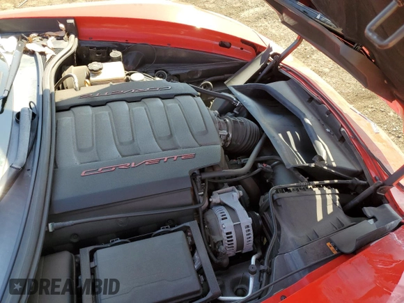 2019 Chevrolet Corvette 3LT with VIN 1G1YF2D73K5117509, listed as a Copart auction lot 74148224 with 67,064 mi miles and Salvage Title. Bid and sale history available at carsss.com. Image 13.