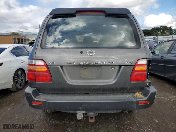 1998 Toyota Land Cruiser with VIN JT3HT05J0W0006471, listed as a Copart auction lot 49091535 with 314,727 mi miles and Salvage Title. Bid and sale history available at carsss.com. Image 6.