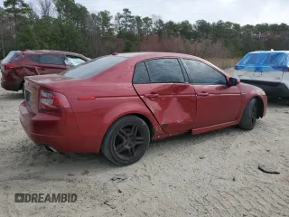 2007 Acura TL with VIN 19UUA662X7A046757, listed as a Copart auction lot 49889635 with 145,562 mi miles and Salvage Title. Bid and sale history available at carsss.com. Image 3.