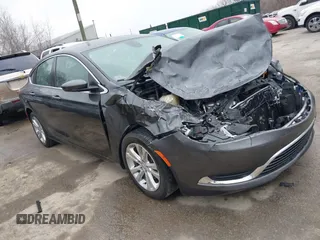 2016 Chrysler 200 Limited with VIN 1C3CCCAB2GN166303, listed as a IAAI auction lot 41829005 with 102,427 mi miles. Bid and sale history available at carsss.com. Image 1.