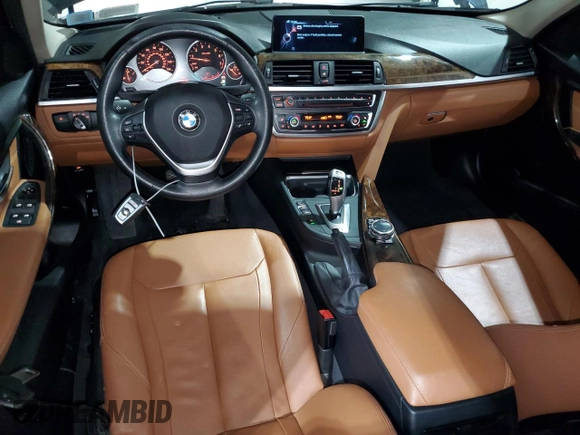 2015 BMW 3 Series 335i xDrive with VIN WBA3B9G50FNR93571, listed as a Copart auction lot 50958435 with 91,689 mi miles and Salvage Title. Bid and sale history available at carsss.com. Image 8.