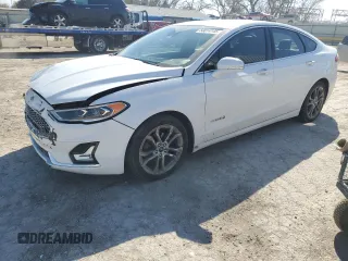 2019 Ford Fusion Titanium with VIN 3FA6P0RU5KR133728, listed as a Copart auction lot 50814145 with 117,614 mi miles and Salvage title. Bid and sale history available at DreamBid. Image 1.