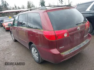 2007 Toyota Sienna CE with VIN 5TDZK23C07S092995, listed as a IAAI auction lot 41824350 with 181,356 mi miles and . Bid and sale history available at DreamBid. Image 3.