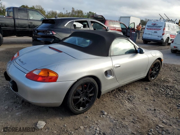 2001 Porsche Boxster S with VIN WP0CB29831S660325, listed as a Copart auction lot 79606054 with 0 mi miles and Non Repairable. Bid and sale history available at carsss.com. Image 3.