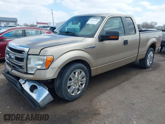 2013 Ford F-150 XL with VIN 1FTEX1CM2DFA94729, listed as a IAAI auction lot 41995108 with 283,724 mi miles. Bid and sale history available at carsss.com. Image 17.