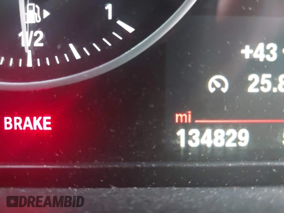 2017 BMW X1 xDrive28i with VIN WBXHT3C31H5F72958, listed as a IAAI auction lot 41782257 with 134,829 mi miles. Bid and sale history available at carsss.com. Image 15.