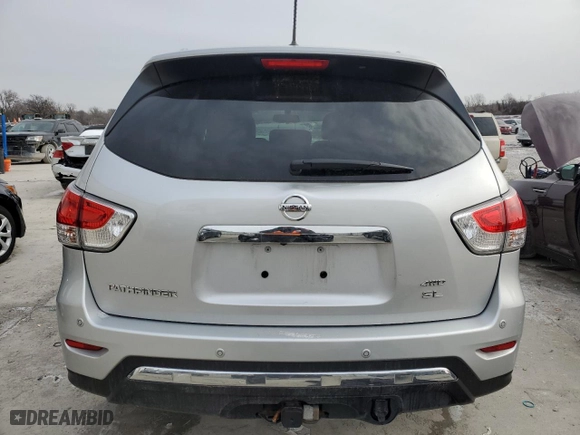2014 Nissan Pathfinder SL with VIN 5N1AR2MM8EC663658, listed as a Copart auction lot 45519585 with NaN miles and Salvage Title. Bid and sale history available at carsss.com. Image 6.