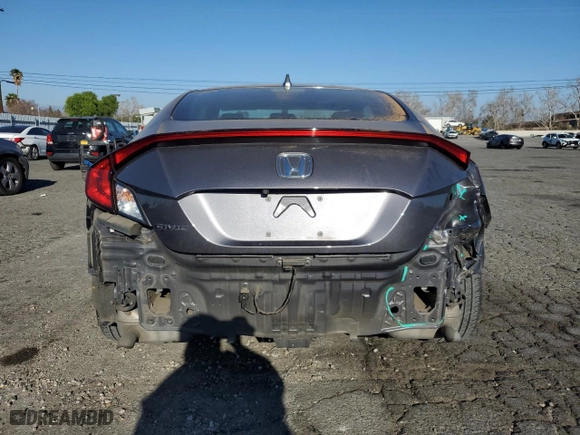2016 Honda Civic Coupe EX-T with VIN 2HGFC3B39GH353368, listed as a Copart auction lot 46641415 with 149,167 mi miles and Salvage Title. Bid and sale history available at carsss.com. Image 6.
