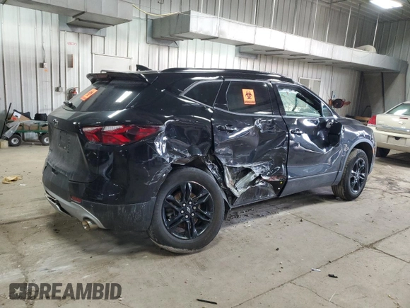2021 Chevrolet Blazer LT with VIN 3GNKBDRS4MS532047, listed as a Copart auction lot 47132855 with Not provided miles and Non repairable. Bid and sale history available at DreamBid. Image 3.