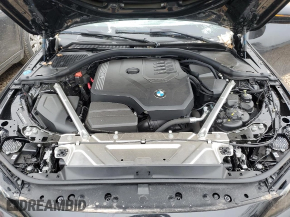 2023 BMW 4 Series 430i xDrive with VIN WBA43AT08PCM90476, listed as a Copart auction lot 50727785 with 11,677 mi miles and Salvage Title. Bid and sale history available at DreamBid. Image 11.