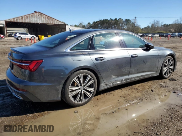 2019 Audi A6 Premium Plus with VIN WAUL2AF27KN062083, listed as a Copart auction lot 39653963 with 0 mi miles. Bid and sale history available at carsss.com. Image 3.