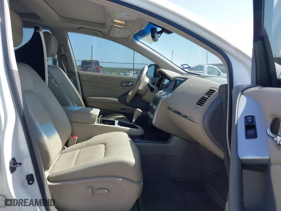 2012 Nissan Murano S with VIN JN8AZ1MU7CW116198, listed as a IAAI auction lot 41823282 with 128,723 mi miles. Bid and sale history available at carsss.com. Image 5.