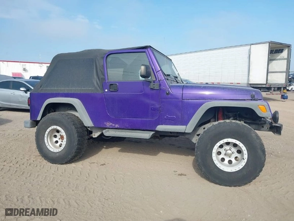 2004 Jeep Wrangler Sport with VIN 1J4FA49S14P782500, listed as a IAAI auction lot 41477451 with 92,263 mi miles. Bid and sale history available at carsss.com. Image 13.