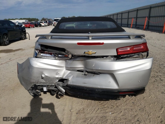 2016 Chevrolet Camaro 2LT with VIN 1G1FD3DS0G0184712, listed as a Copart auction lot 84198134 with 74,563 mi miles and Salvage Title. Bid and sale history available at carsss.com. Image 6.