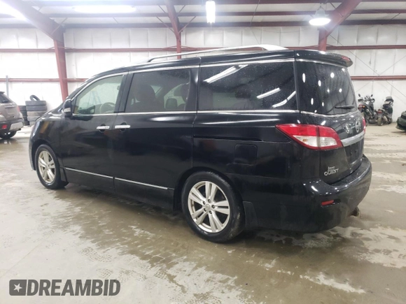 2012 Nissan Quest LE z VIN JN8AE2KP9C9050296, wystawiony jako Copart lot #52780705 z przebiegiem 160 944 mil mil oraz Szkoda całkowita • Salvage title. Historia ofert i sprzedaży dostępna na DreamBid. Obrazek 2.