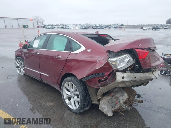 2017 Chevrolet Impala Premier with VIN 1G1145S31HU111893, listed as a IAAI auction lot 41733545 with Not Provided miles and . Bid and sale history available at DreamBid. Image 3.