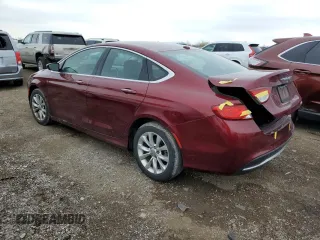 2015 Chrysler 200 C with VIN 1C3CCCCB5FN662241, listed as a Copart auction lot 53702975 with 68,597 mi miles and Salvage Title. Bid and sale history available at DreamBid. Image 2.