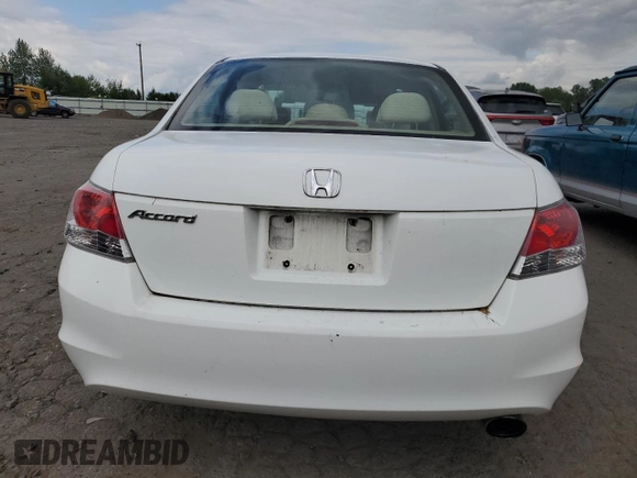2009 Honda Accord LX-P with VIN 1HGCP26499A017578, listed as a Copart auction lot 57763655 with 180,282 mi miles and Salvage title. Bid and sale history available at DreamBid. Image 6.
