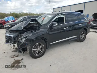 2017 Infiniti QX60 with VIN 5N1DL0MN4HC551570, listed as a Copart auction lot 47669305 with Not Provided miles and Salvage Title. Bid and sale history available at carsss.com. Image 1.