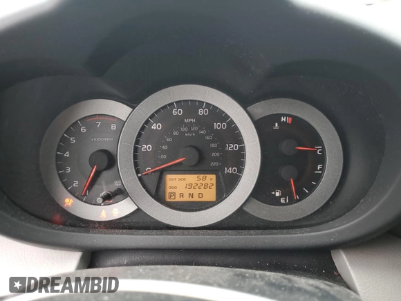 2007 Toyota RAV4 Limited with VIN JTMZD31V476033968, listed as a Copart auction lot 58858115 with 192,282 mi miles and Salvage title. Bid and sale history available at DreamBid. Image 9.