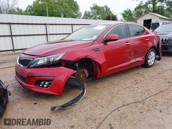 2014 Kia Optima EX z VIN 5XXGN4A76EG281195, wystawiony jako IAAI lot #41875540 z przebiegiem 131 751 mil mil oraz . Historia ofert i sprzedaży dostępna na DreamBid. Obrazek 2.