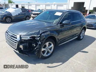 2020 Audi Q5 Premium with VIN WA1ANAFY7L2079002, listed as a IAAI auction lot 41889544 with 38,510 mi miles. Bid and sale history available at carsss.com. Image 19.